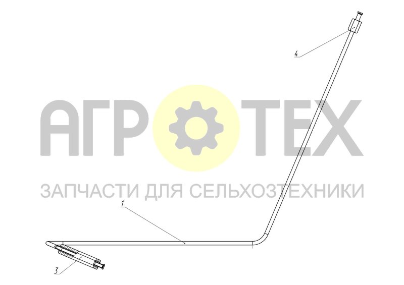 Чертеж Топливопровод (РСМ-5.05.05.650)